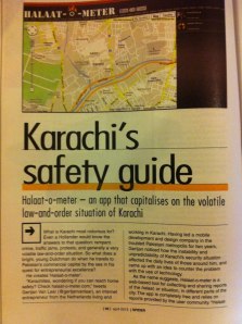 Halaat-o-meter featured on Page 56, 57 on DAWN Spider Magazine's April issue